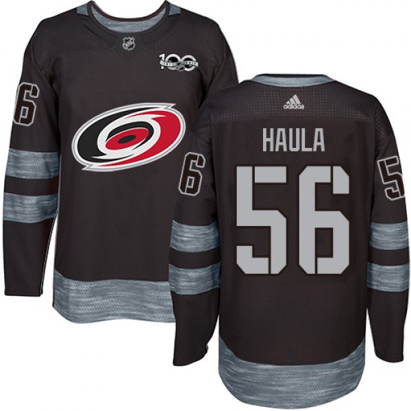 Adidas Carolina Hurricanes #56 Erik Haula Black 19...