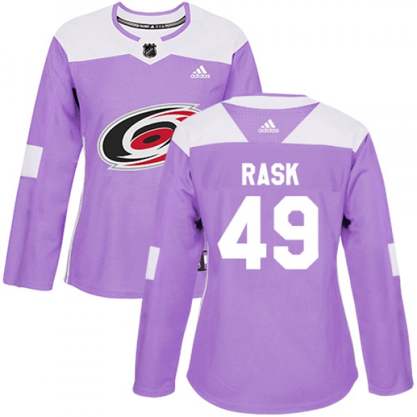 Adidas Carolina Hurricanes #49 Victor Rask Purple ...
