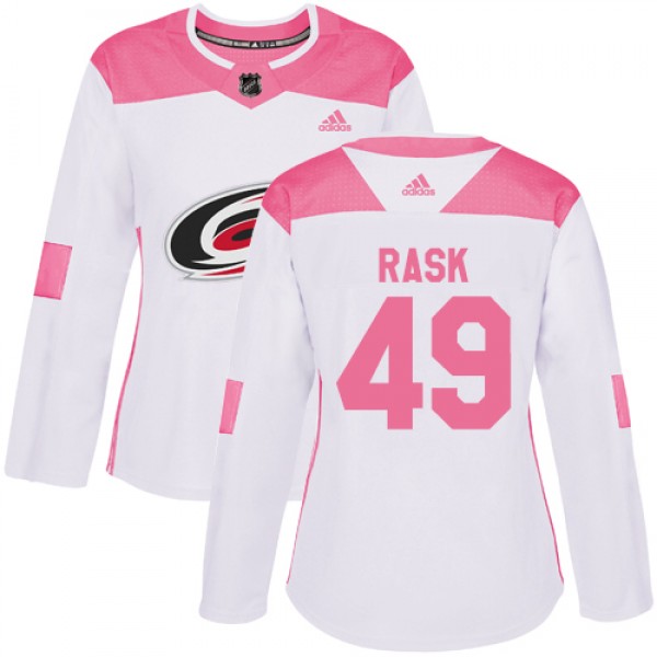 Adidas Carolina Hurricanes #49 Victor Rask White/P...