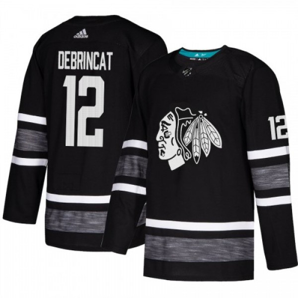 Adidas Chicago Blackhawks #12 Alex DeBrincat Black...