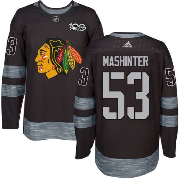 Adidas Chicago Blackhawks #53 Brandon Mashinter Bl...