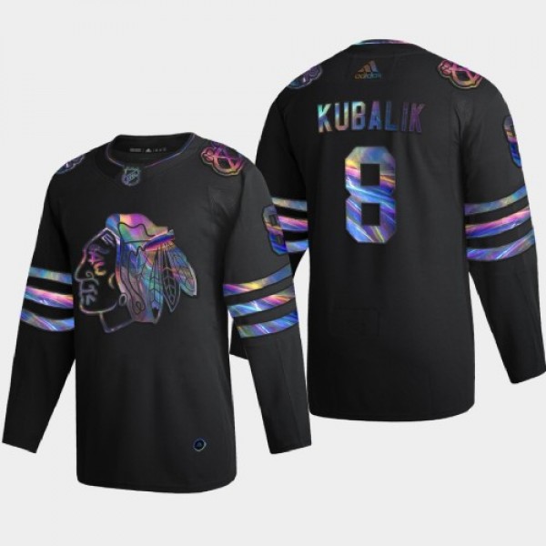 Chicago Chicago Blackhawks #8 Dominik Kubalik Men&...