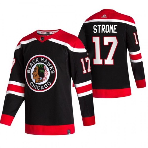 Chicago Chicago Blackhawks #17 Dylan Strome Black ...