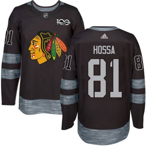 Adidas Chicago Blackhawks #81 Marian Hossa Black 1...