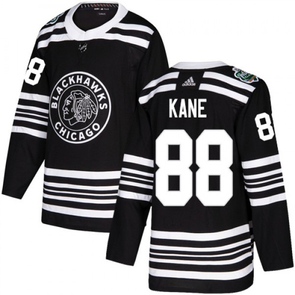 Adidas Chicago Blackhawks #88 Patrick Kane Black A...