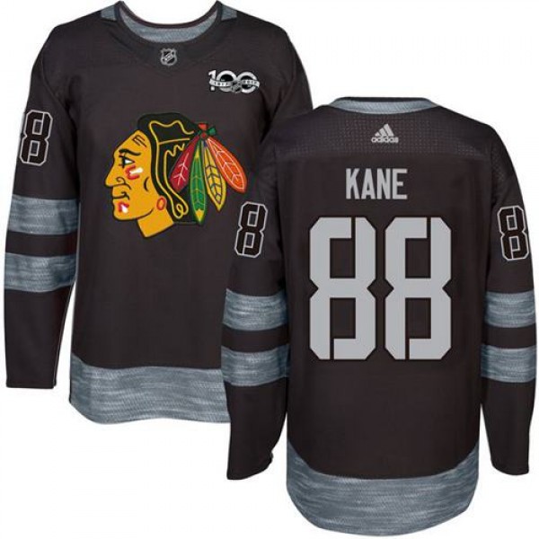 Adidas Chicago Blackhawks #88 Patrick Kane Black 1...