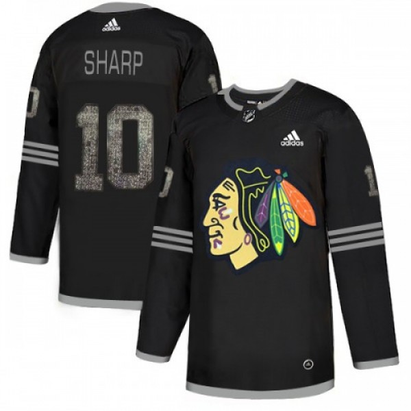 Adidas Chicago Blackhawks #10 Patrick Sharp Black ...