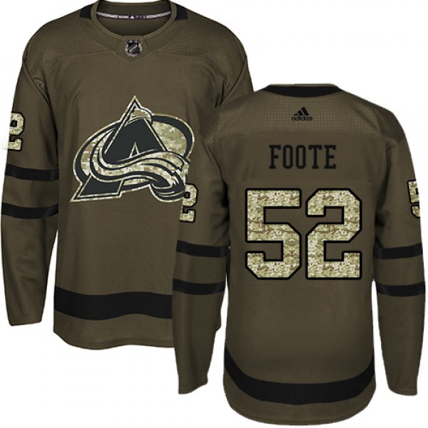 Adidas Colorado Avalanche #52 Adam Foote Green Sal...