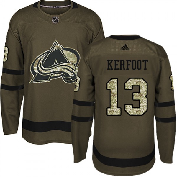 Adidas Colorado Avalanche #13 Alexander Kerfoot Gr...