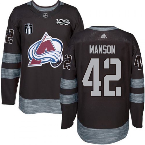 Adidas Colorado Avalanche #42 Josh Manson Black 20...