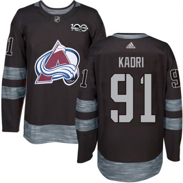 Adidas Colorado Avalanche #91 Nazem Kadri Black 19...