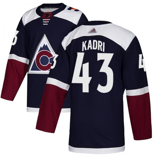 Adidas Colorado Avalanche #43 Nazem Kadri Navy Alt...