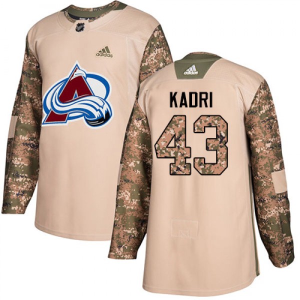 Adidas Colorado Avalanche #43 Nazem Kadri Camo Aut...