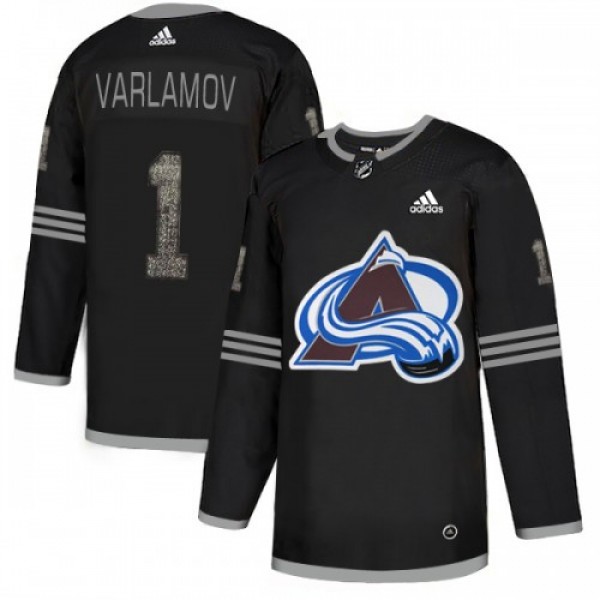 Adidas Colorado Avalanche #1 Semyon Varlamov Black...