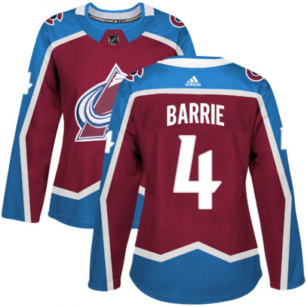 Adidas Colorado Avalanche #4 Tyson Barrie Burgundy...