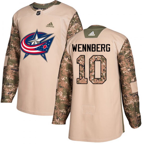 Adidas Blue Columbus Blue Jackets #10 Alexander We...