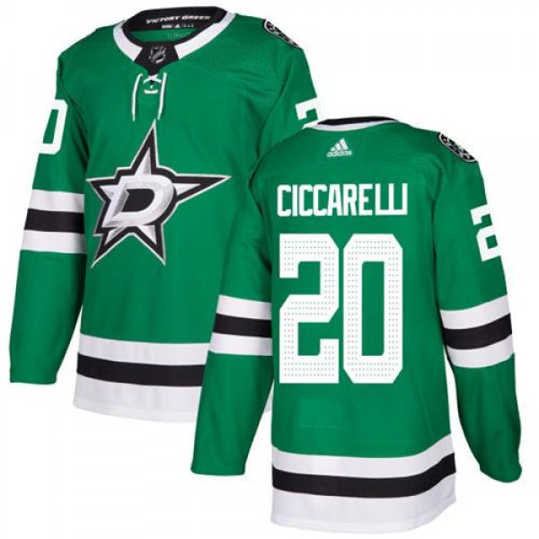 Adidas Dallas Stars #20 Dino Ciccarelli Green Home...