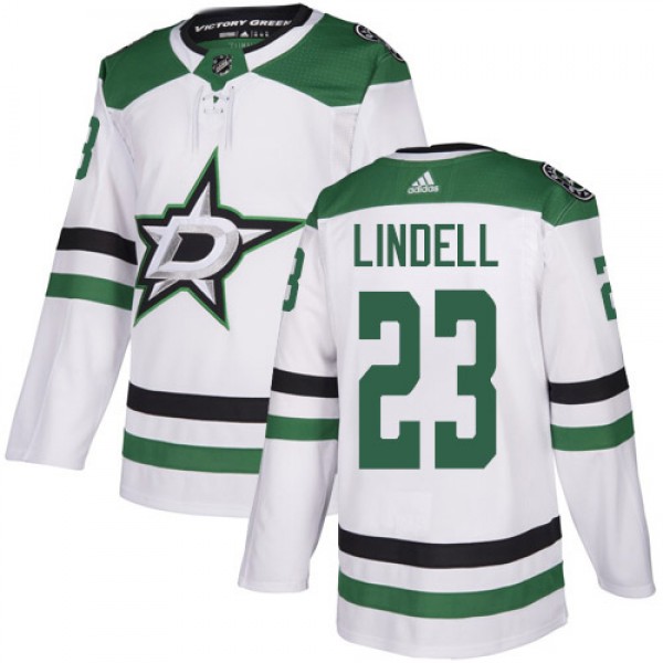 Adidas Dallas Stars #23 Esa Lindell White Road Aut...