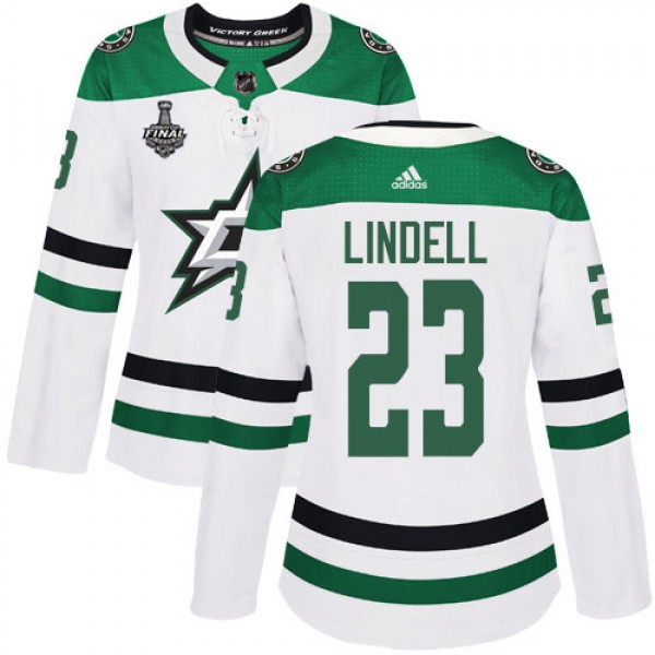 Adidas Dallas Stars #23 Esa Lindell White Road Aut...