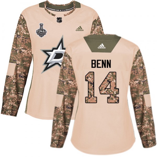 Adidas Dallas Stars #14 Jamie Benn Camo Authentic ...