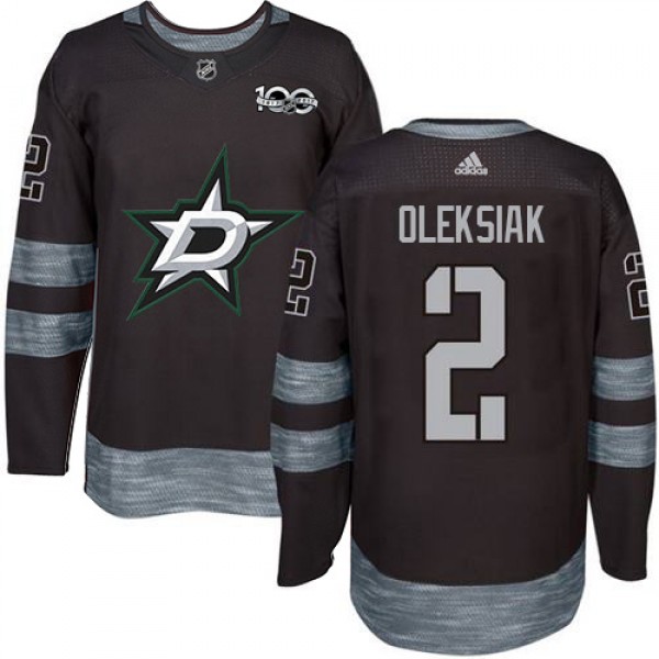 Adidas Dallas Stars #2 Jamie Oleksiak Black 1917-2...