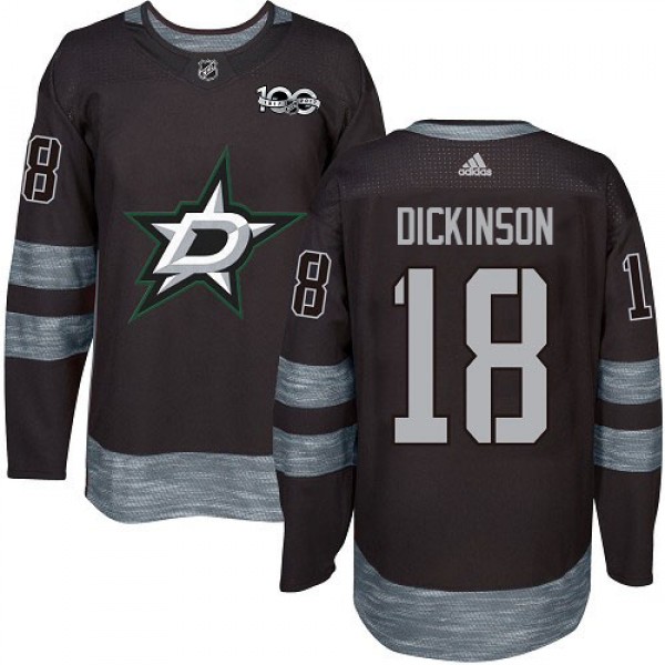 Adidas Dallas Stars #18 Jason Dickinson Black 1917...