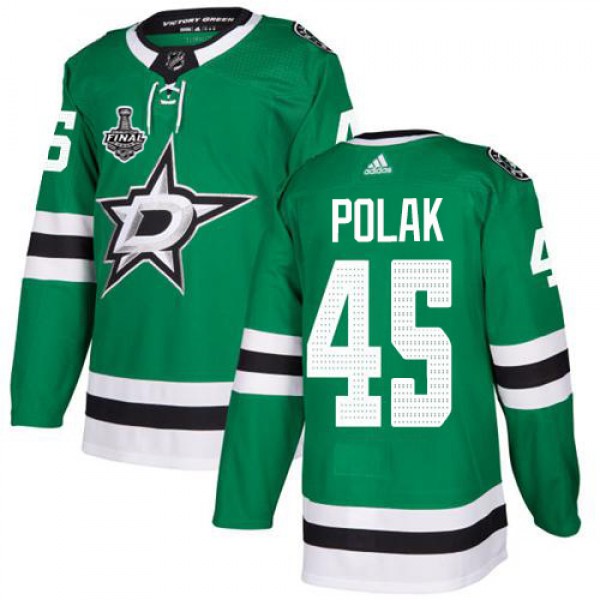 Adidas Dallas Stars #45 Roman Polak Green Home Aut...