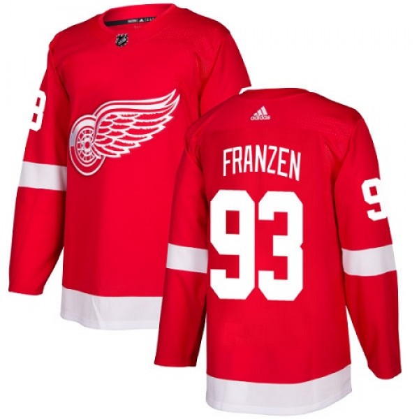 Adidas Detroit Red Wings #93 Johan Franzen Red Hom...