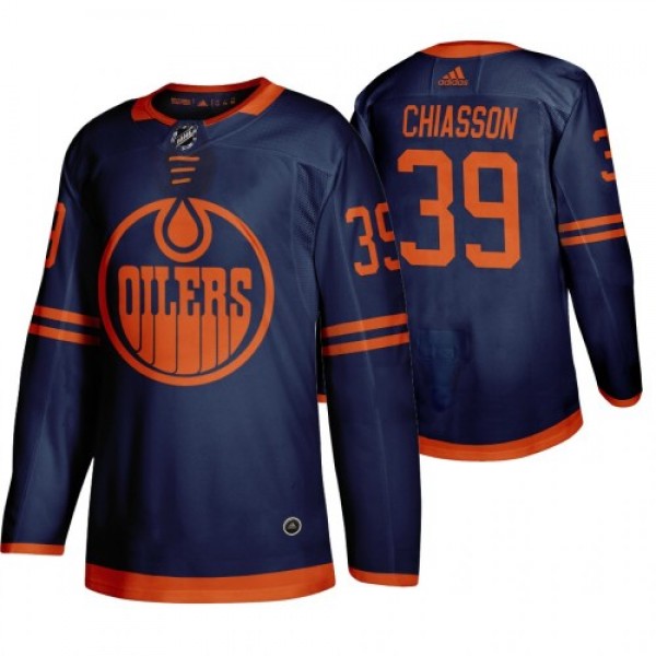 Edmonton Edmonton Oilers #39 Alex Chiasson Blue 20...