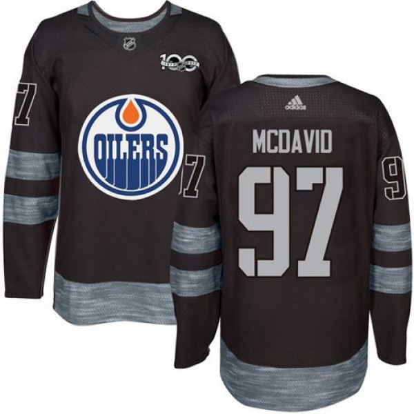 Adidas Edmonton Oilers #97 Connor McDavid Black 19...