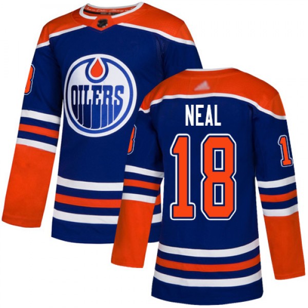Adidas Edmonton Oilers #18 James Neal Royal Altern...