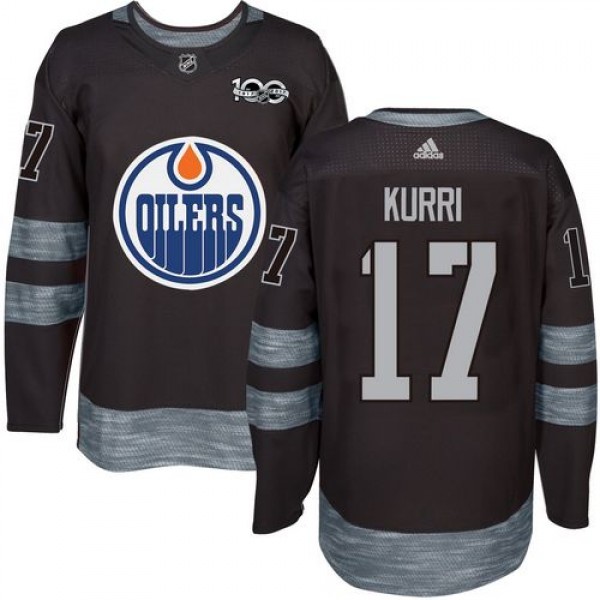 Adidas Edmonton Oilers #17 Jari Kurri Black 1917-2...