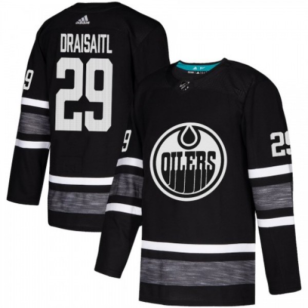 Adidas Edmonton Oilers #29 Leon Draisaitl Black Au...