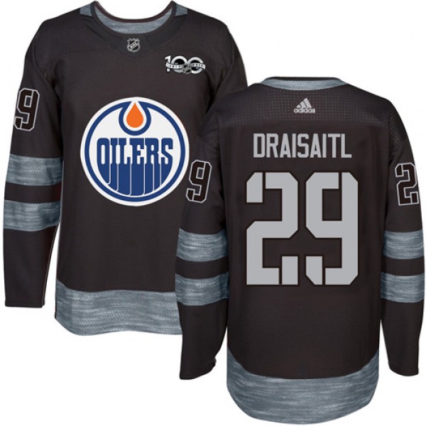 Adidas Edmonton Oilers #29 Leon Draisaitl Black 19...