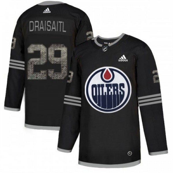 Adidas Edmonton Oilers #29 Leon Draisaitl Black Au...