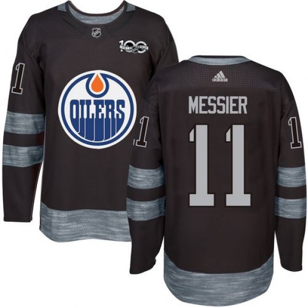 Adidas Edmonton Oilers #11 Mark Messier Black 1917...