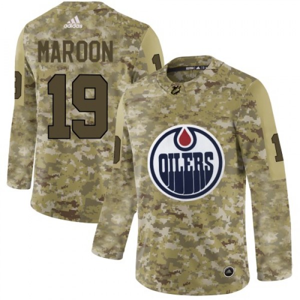 Adidas Edmonton Oilers #19 Patrick Maroon Camo Aut...
