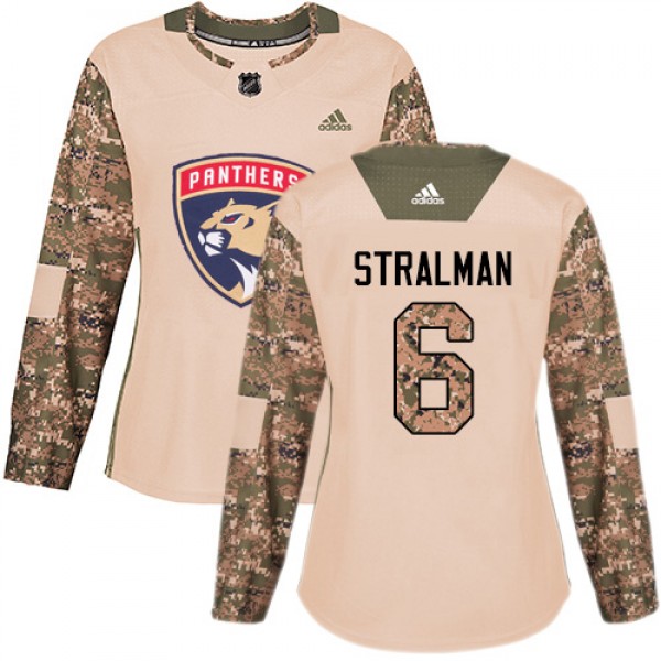 Adidas Florida Panthers #6 Anton Stralman Camo Aut...