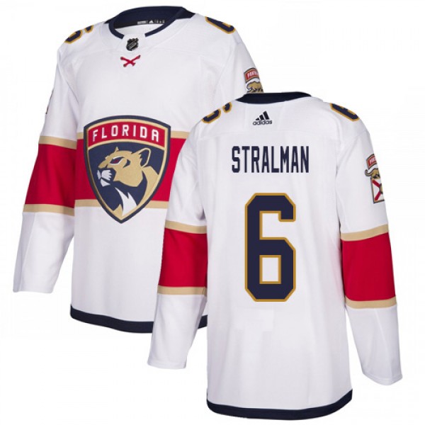 Adidas Florida Panthers #6 Anton Stralman White Ro...