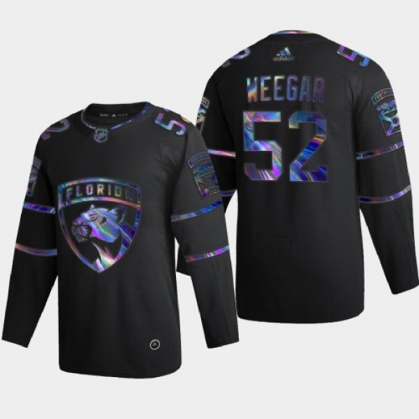 Florida Florida Panthers #52 MacKenzie Weegar Men&...