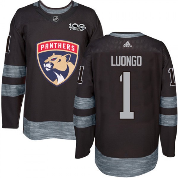 Adidas Florida Panthers #1 Roberto Luongo Black 19...