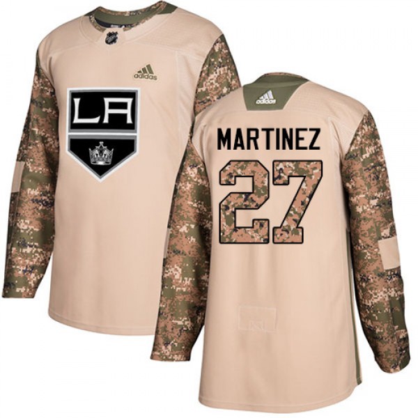 Adidas Los Angeles Kings #27 Alec Martinez Camo Au...