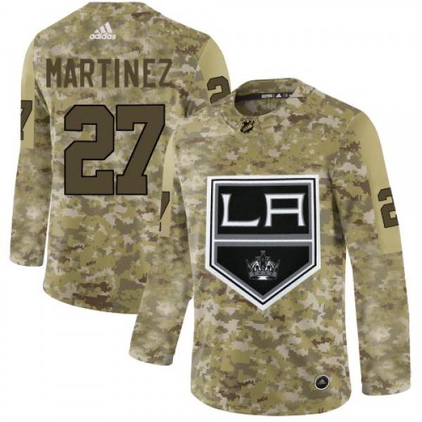 Adidas Los Angeles Kings #27 Alec Martinez Camo Au...