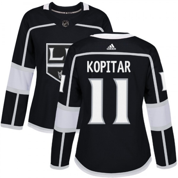 Adidas Los Angeles Kings #11 Anze Kopitar Black Ho...