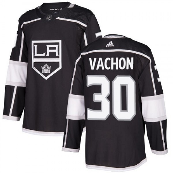 Adidas Los Angeles Kings #30 Rogie Vachon Black Ho...