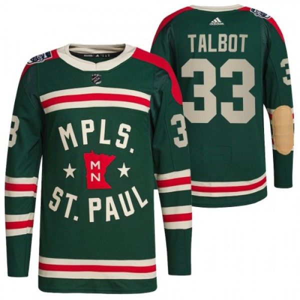 Minnesota Minnesota Wild #33 Cam Talbot Men's...