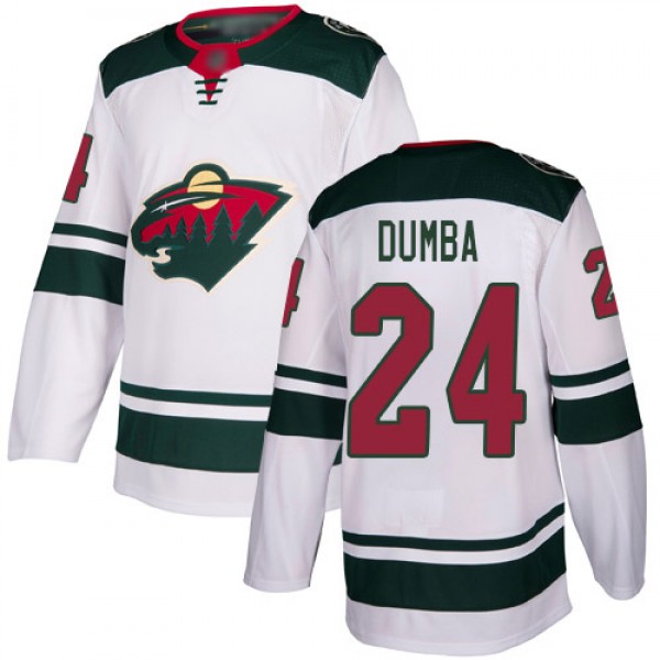 Adidas Minnesota Wild #24 Matt Dumba White Road Au...