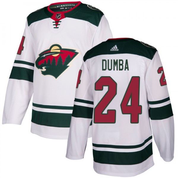 Adidas Minnesota Wild #24 Matt Dumba White Road Au...