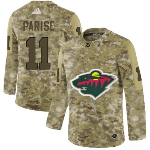 Adidas Minnesota Wild #11 Zach Parise Camo Authent...