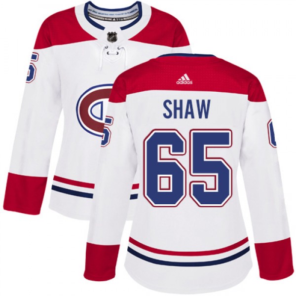 Adidas Montreal Canadiens #65 Andrew Shaw White Ro...